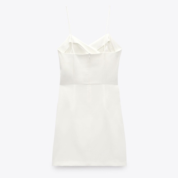 Zara Draped Cut Out Dress - Picture 2 of 5